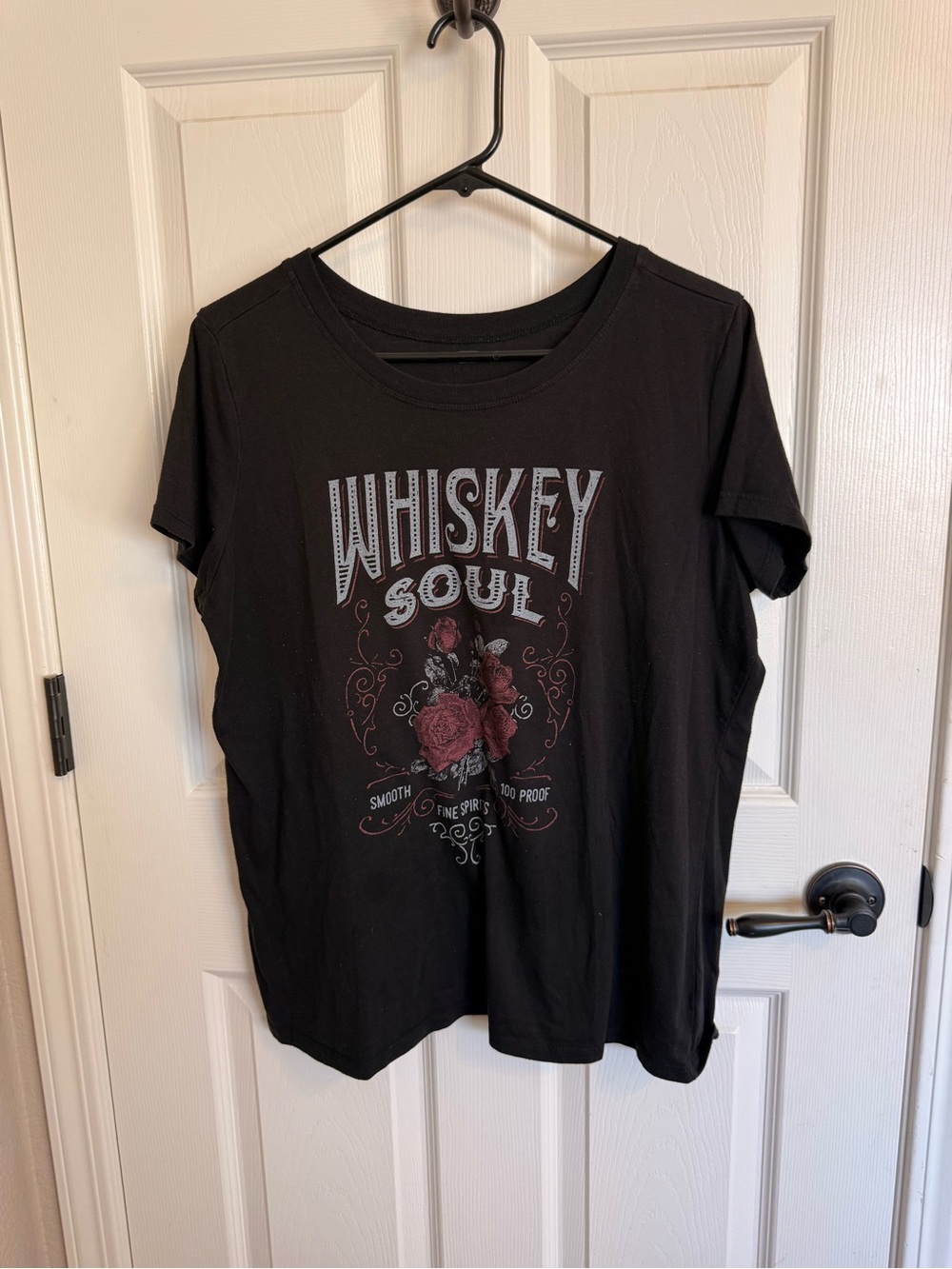 Torrid Size 0 Black Whiskey Soul Roses Western Graphic Tee